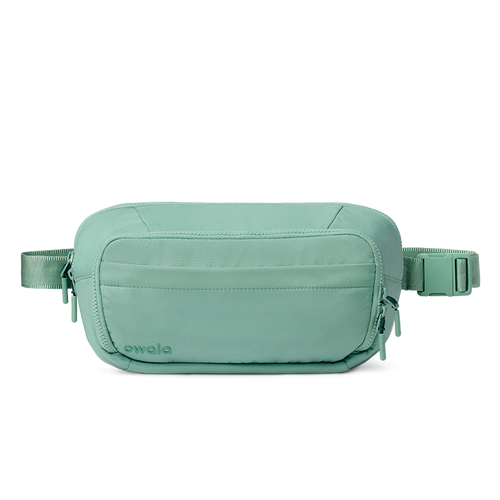 The All-Day Crossbody, Smooth Weave / Sea Glass