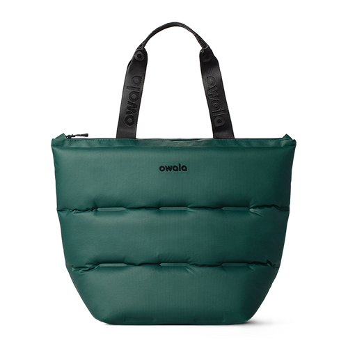 The Puffer Insulated Tote, Polyester / Fern Fresh